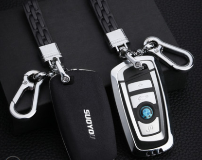 🔑 Luxury Leather Car Key Case